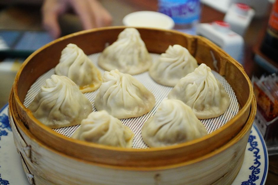 Octopus Dumplings — Filled dough parcels, steamed or pan-fried.