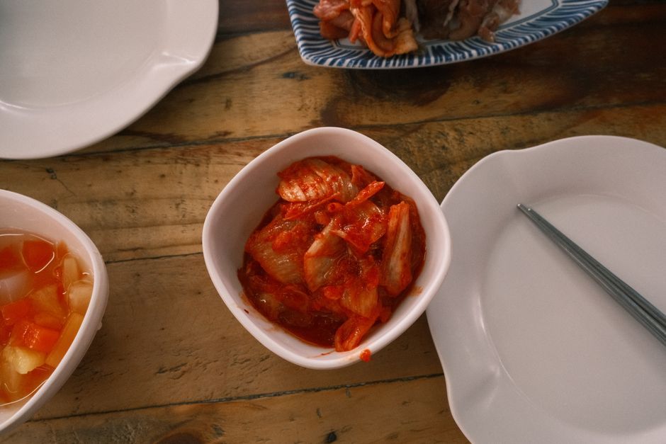 Kimchi Stew — Fermented, chilli-seasoned cabbage.