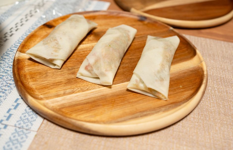 Cuban Spring Rolls — Vegetables wrapped in a thin sheet, served fried or fresh.