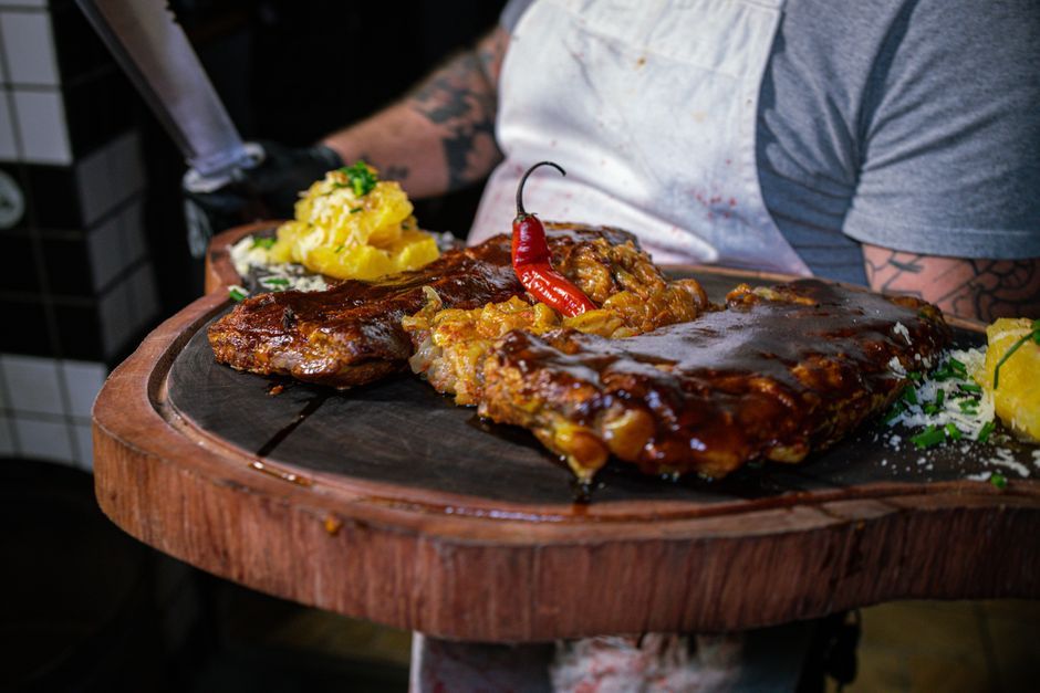 Bbq food, representative of the kind of dishes served