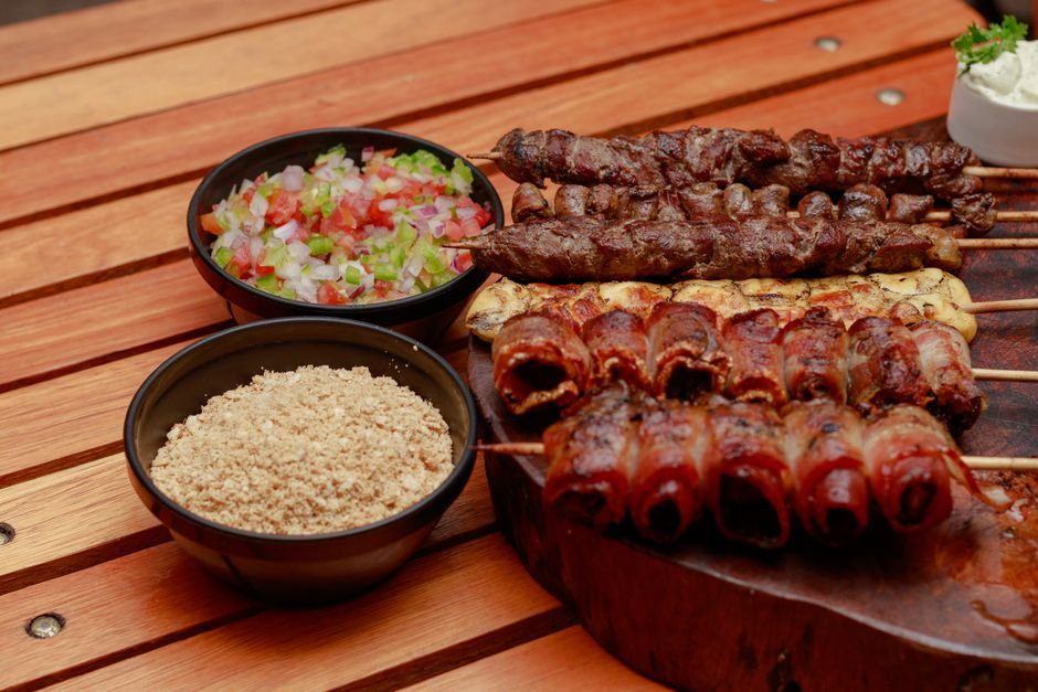 Brazilian grilled meats of the kind served here