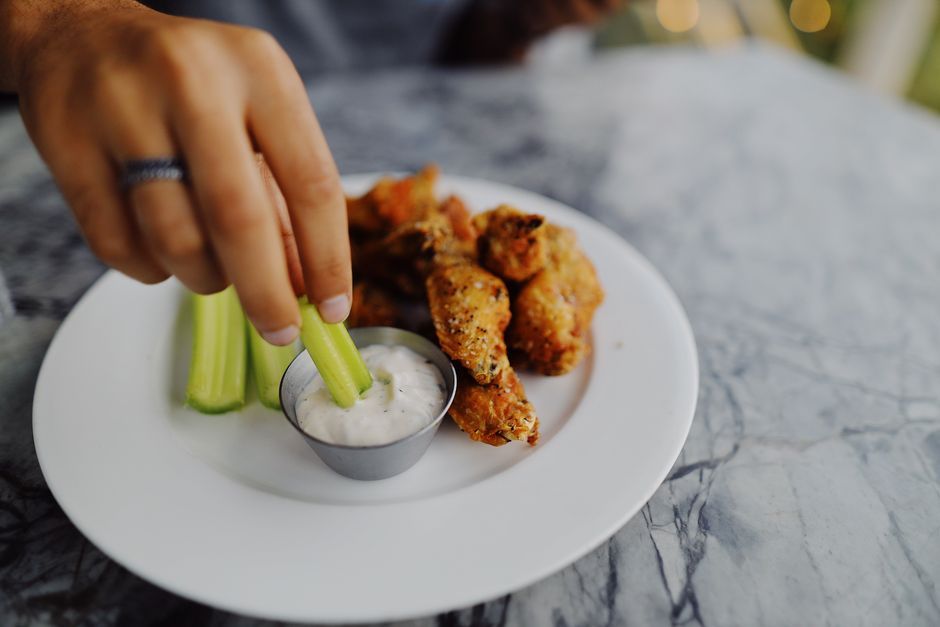 Chicken food, representative of the kind of dishes served