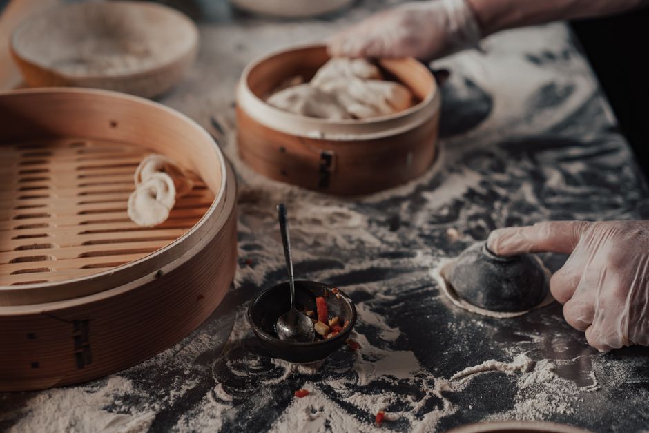 Chinese food, representative of the kind of dishes served