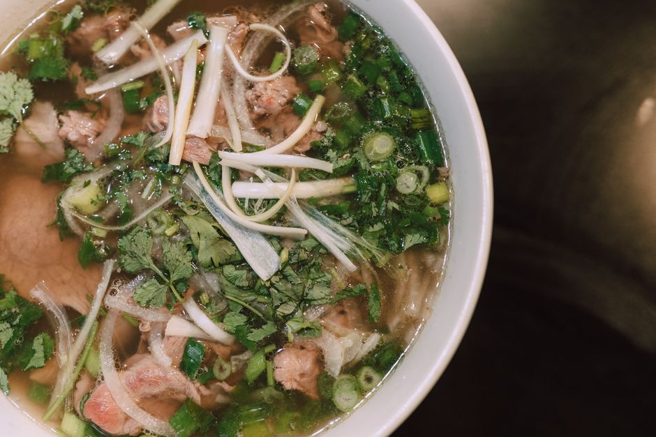 Vietnamese food, representative of the kind of dishes served